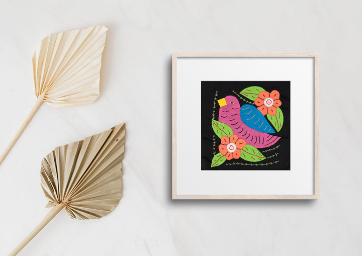 Pink And Blue Bird Molita