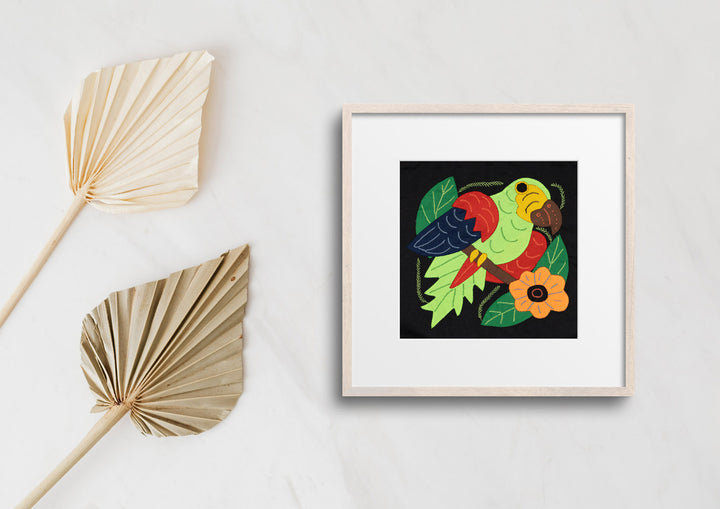 Green Red and Blue Parrot Bird Molita