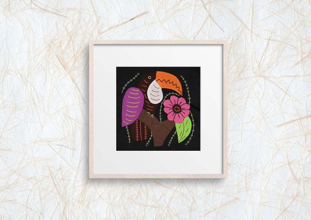 Brown And Purple Toucan Parrot Bird Molita
