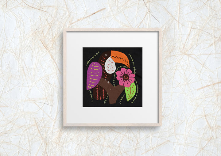 Brown And Purple Toucan Parrot Bird Molita