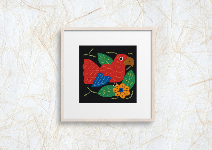 Red And Blue Parrot Bird Molita