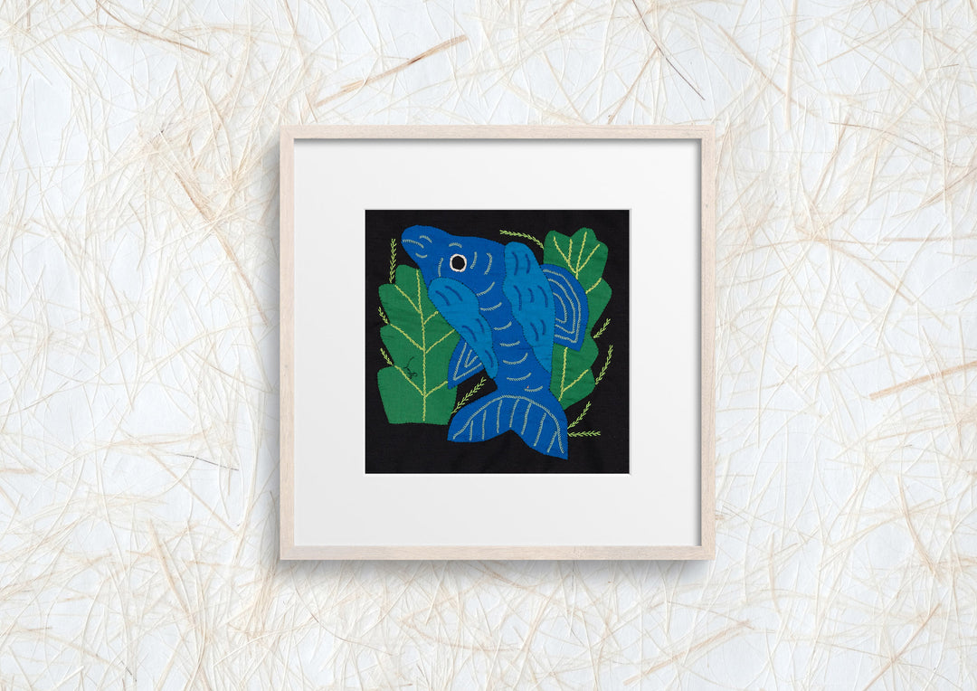 Blue Dolphin Among Ferns Molita