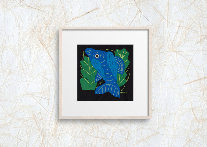 Blue Dolphin Among Ferns Molita