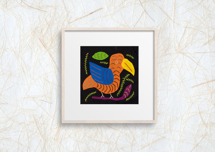 Orange Blue Wing Bird Molita
