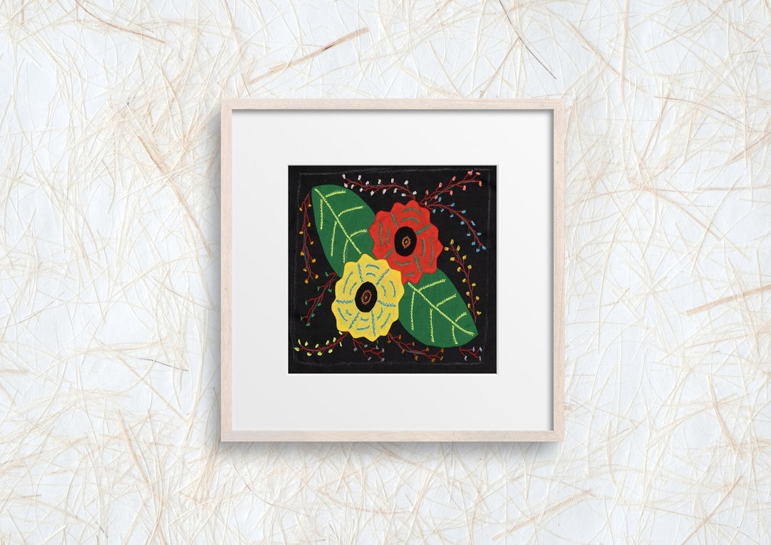 Yellow And Red Flower Molita