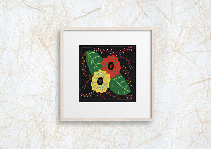 Yellow And Red Flower Molita