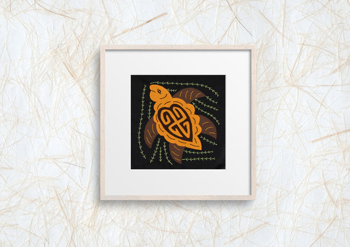 Brown And Gold Sea Turtle Molita