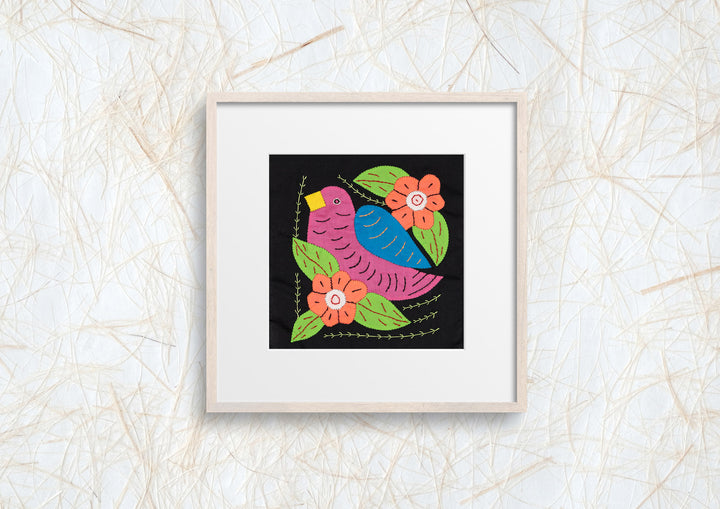 Pink And Blue Bird Molita