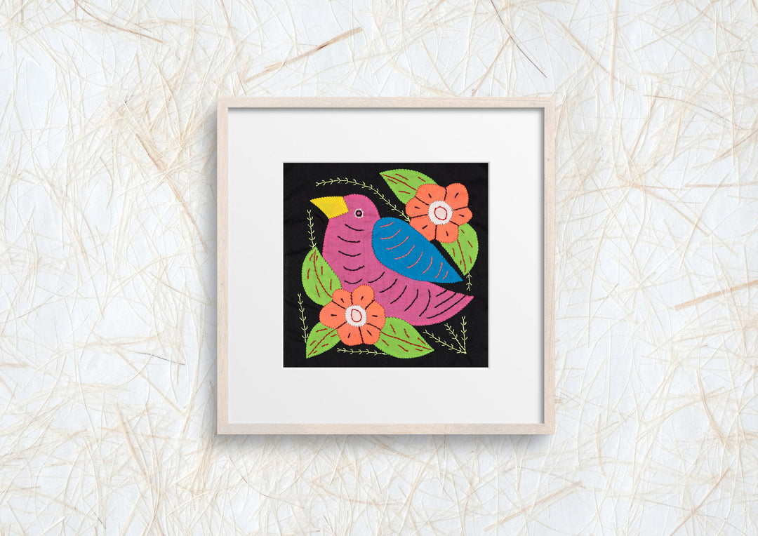 Pink Blue Bird Molita