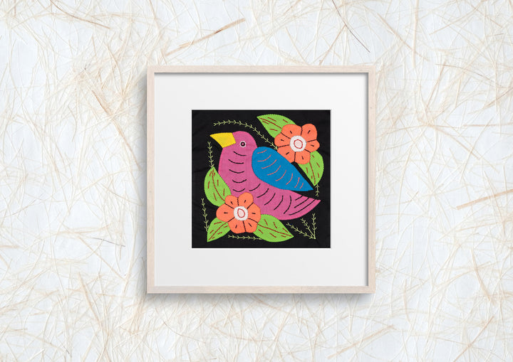 Pink Blue Bird Molita