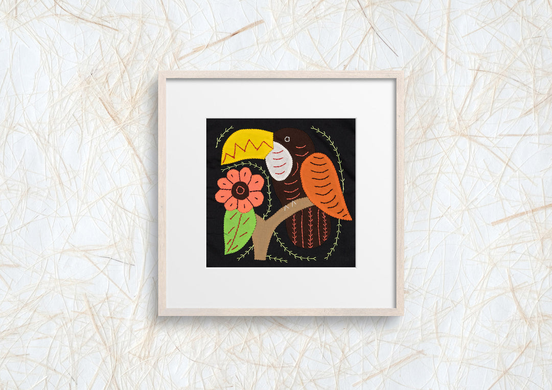 Brown and Orange Toucan Parrot Bird Molita