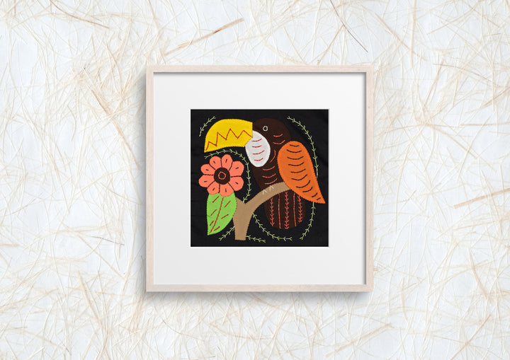 Brown and Orange Toucan Parrot Bird Molita