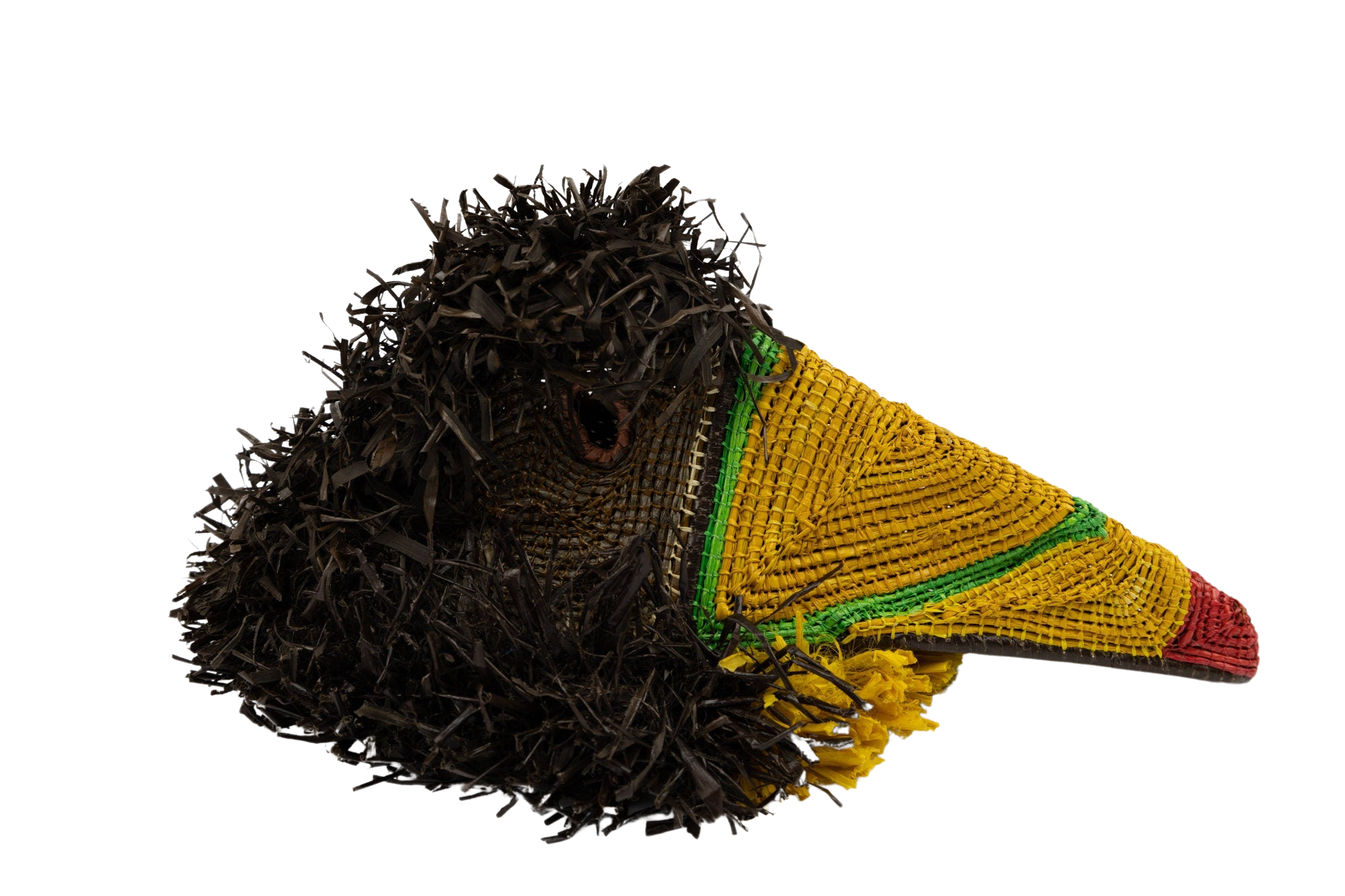 Hand Woven Toucan Bird Mask