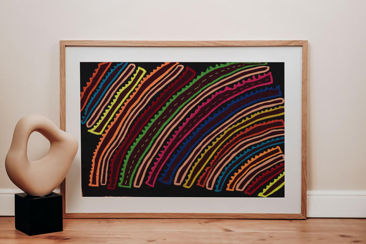 Tropical Rainbow Colors Two Mola