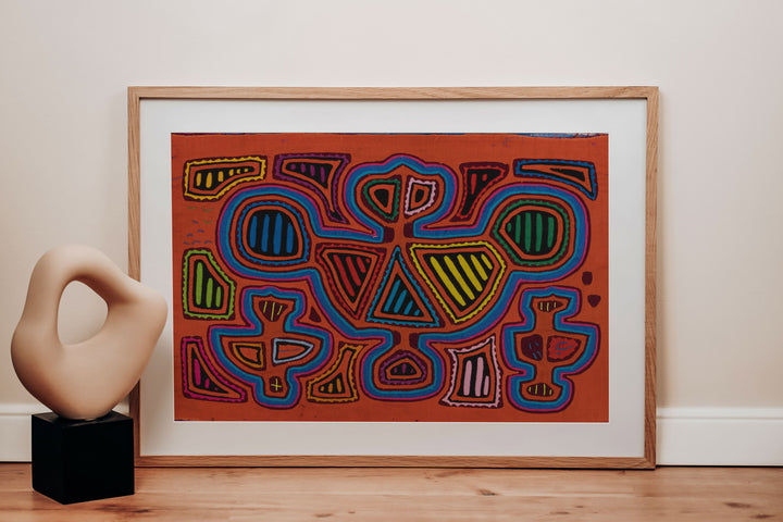 Orange Blue Flying Saucer Mola