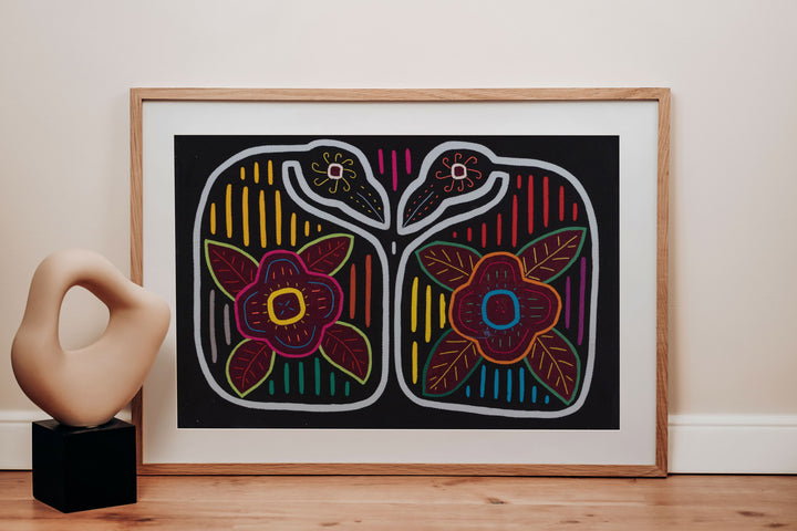 Mate To Floral Flower Lovebird Mola