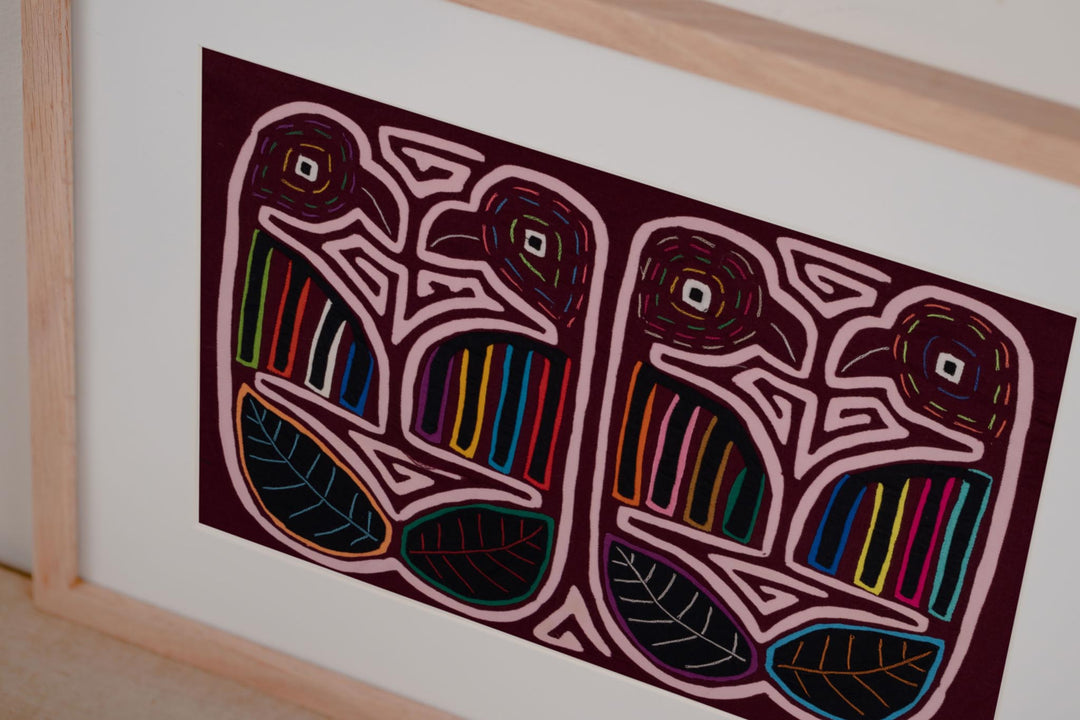 Maroon Lovebird Two Mola