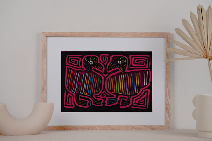 Black Pink Rainbow Gossip Bird Mola