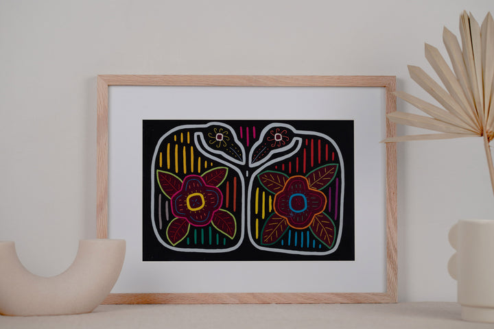 Mate To Floral Flower Lovebird Mola