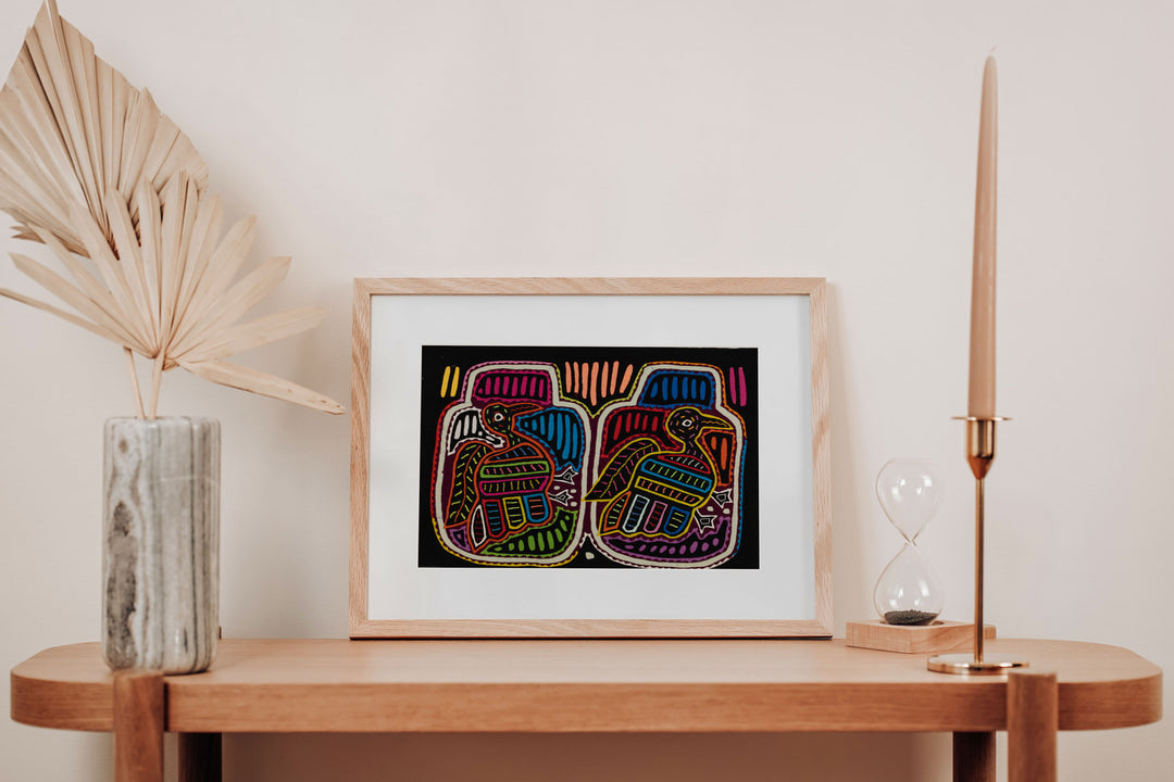 Mate Rainbow Black Bird in Bottle Mola