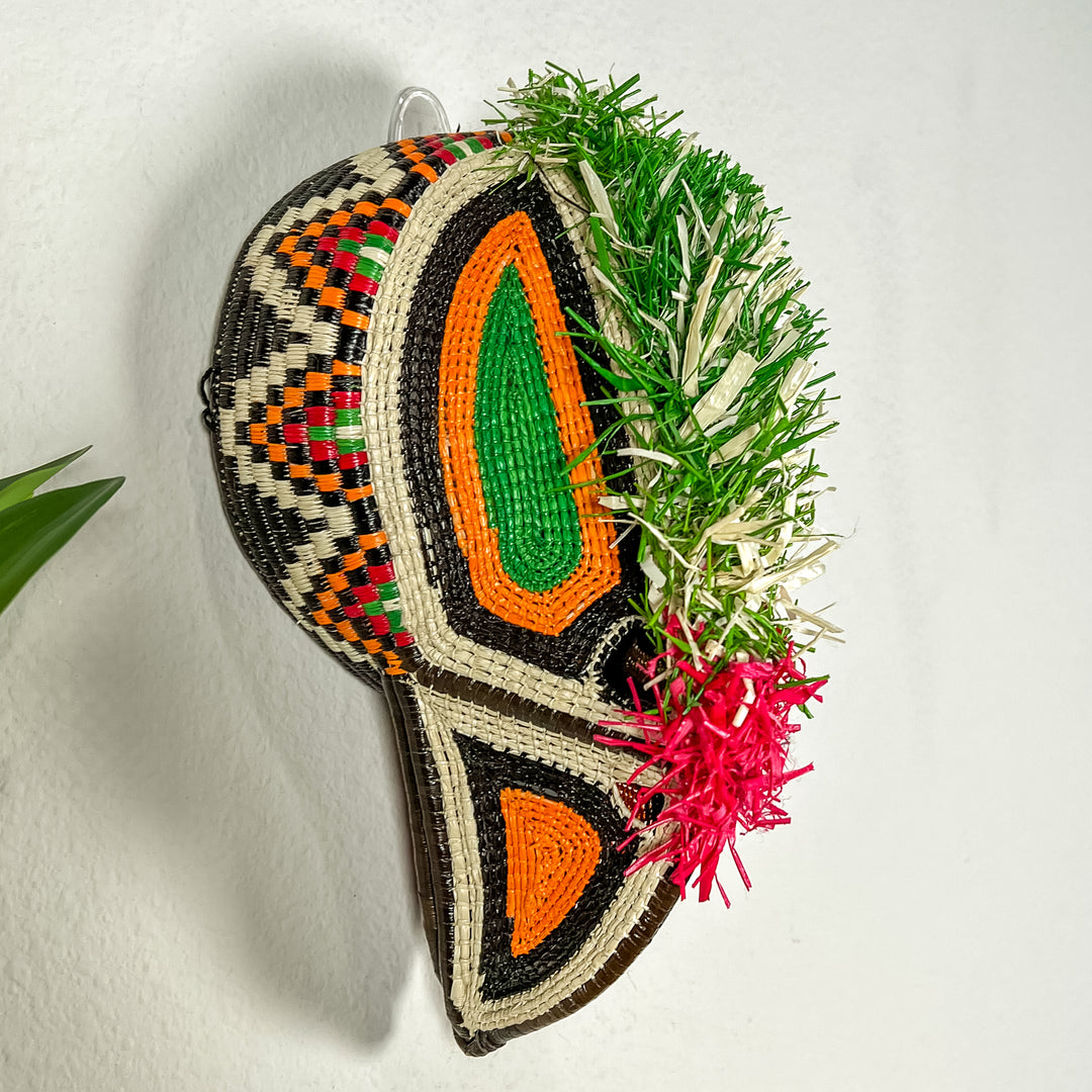 Green-Cheeked Conure Parrot Mask