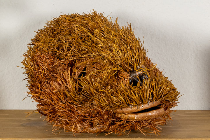Brown Labradoodle Dog Mask