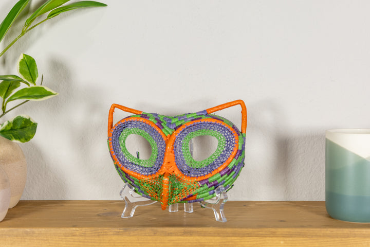 Purple Shock Owl Mask
