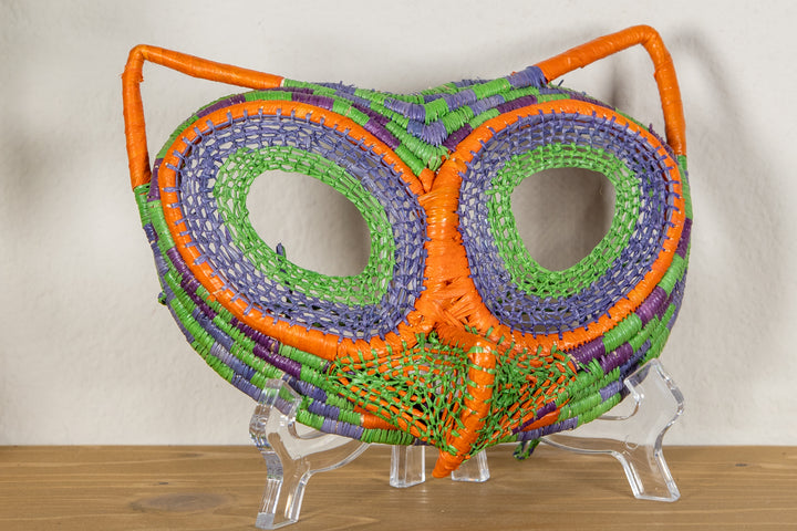 Purple Shock Owl Mask