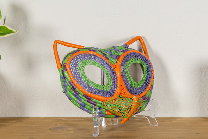 Purple Shock Owl Mask