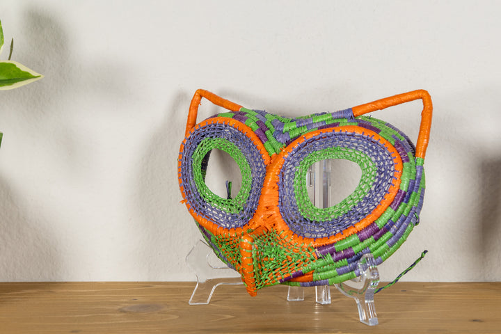 Purple Shock Owl Mask