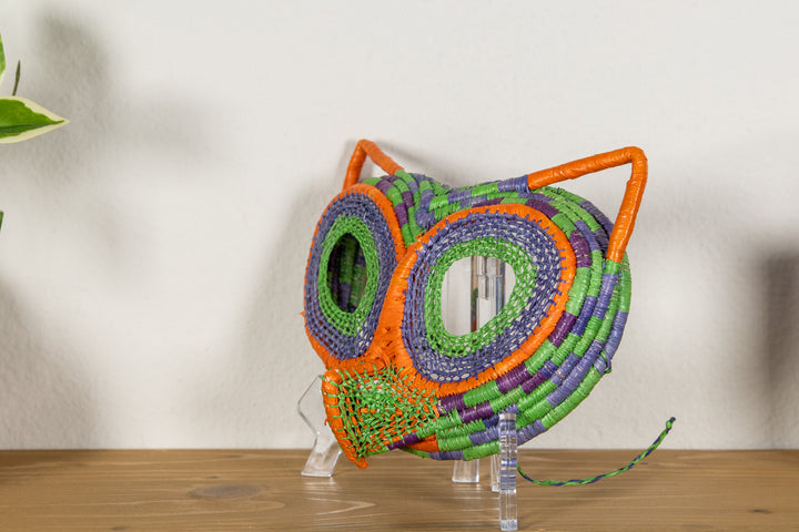 Purple Shock Owl Mask