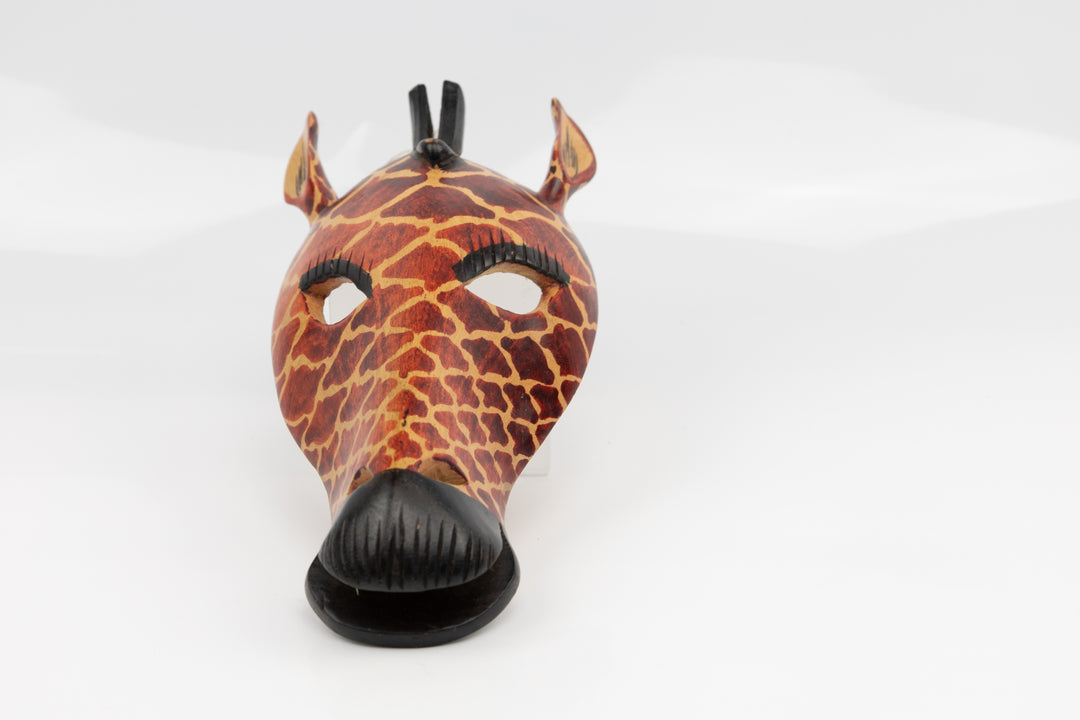Small Giraffe African Mask