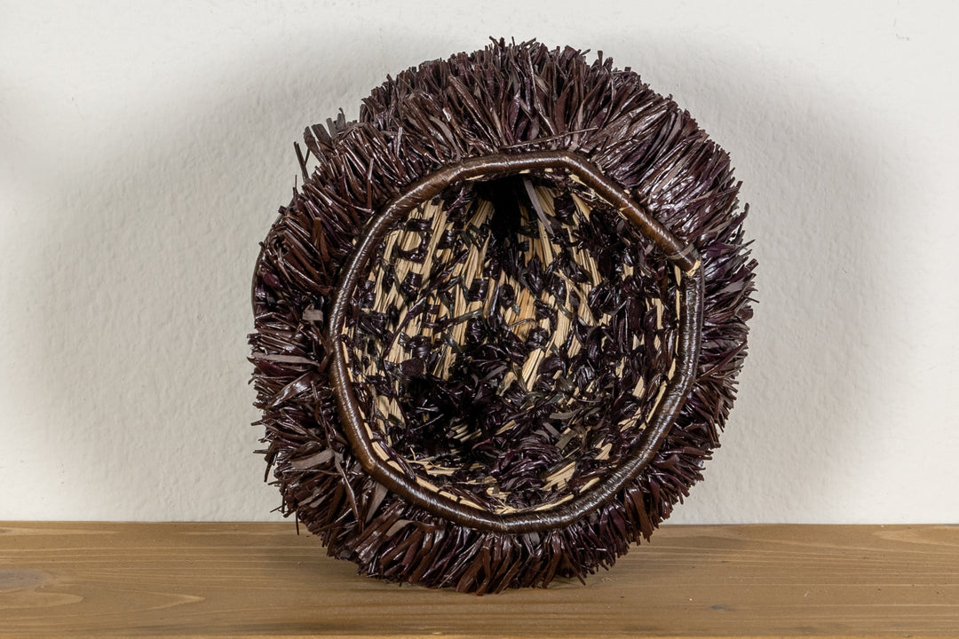 Black Howler Monkey Hand Woven Mask