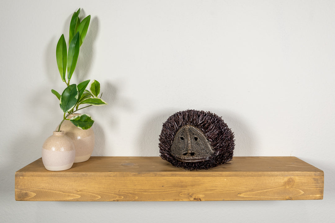 Black Howler Monkey Hand Woven Mask