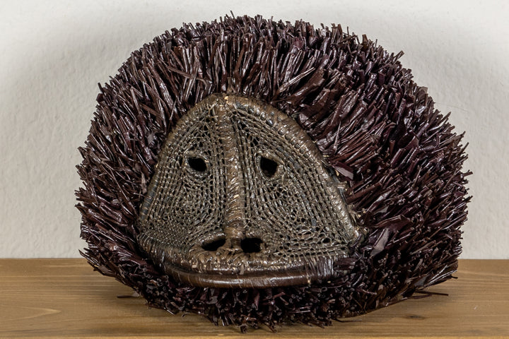 Black Howler Monkey Hand Woven Mask