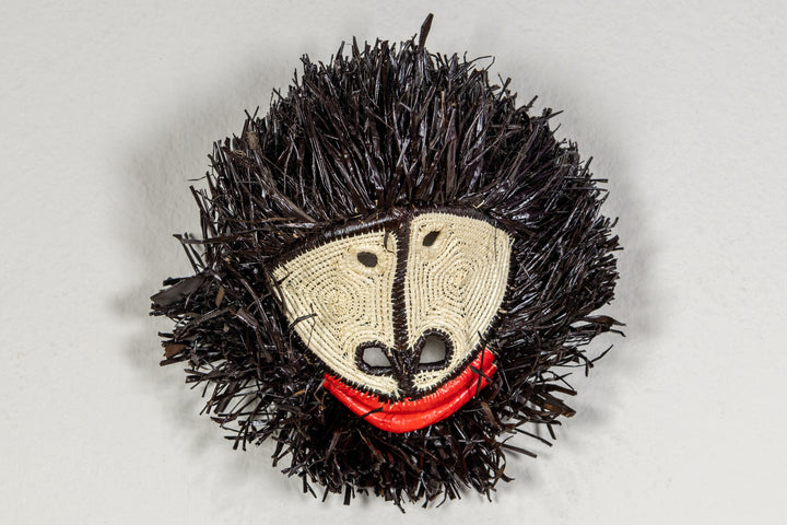 Black White Red Lip Monkey Mask