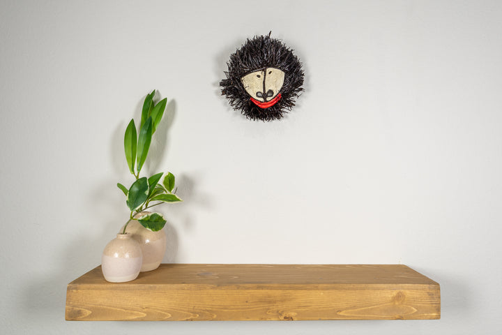 Black White Red Lip Monkey Mask
