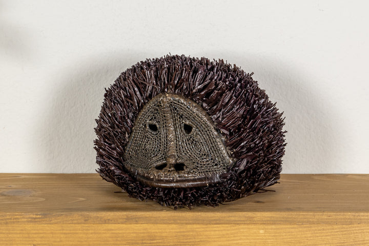 Black Howler Monkey Hand Woven Mask