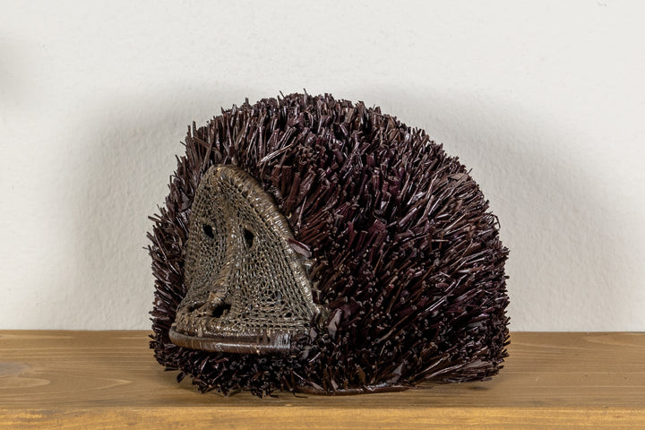 Black Howler Monkey Hand Woven Mask