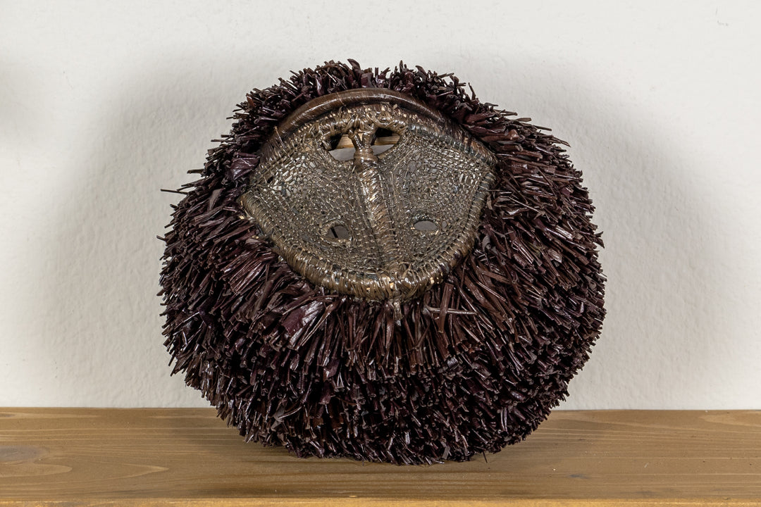 Black Howler Monkey Hand Woven Mask