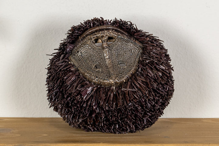 Black Howler Monkey Hand Woven Mask