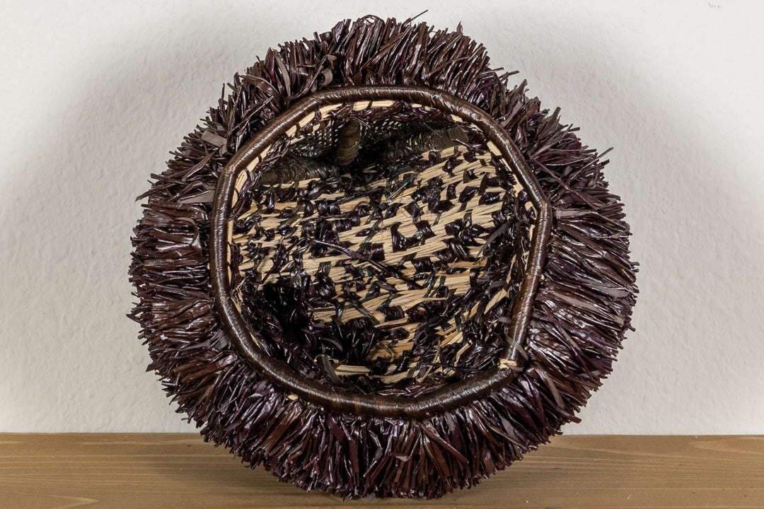 Black Howler Monkey Hand Woven Mask