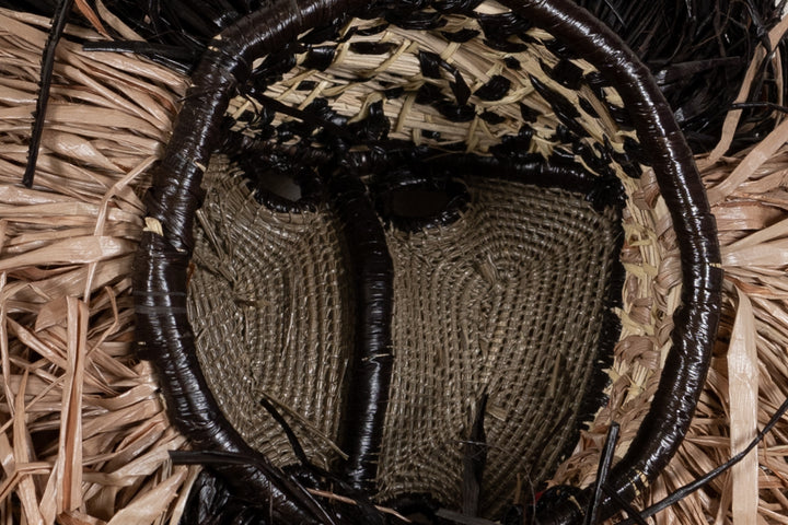 Two-Tone Brown Hot Lip Monkey Mask