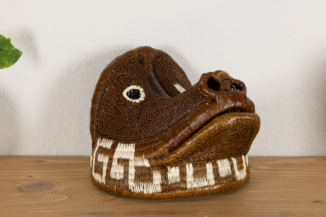 White Eye Brown Baboon Monkey Mask