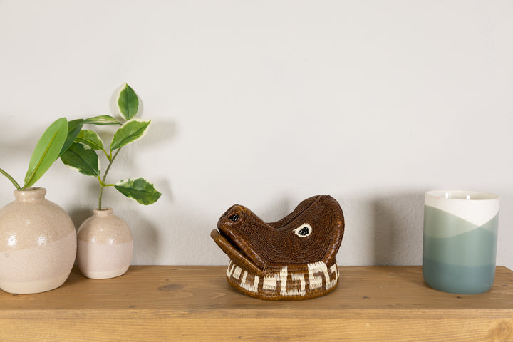 White Eye Brown Baboon Monkey Mask