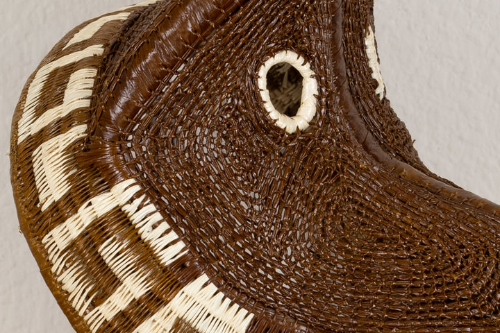 White Eye Brown Baboon Monkey Mask