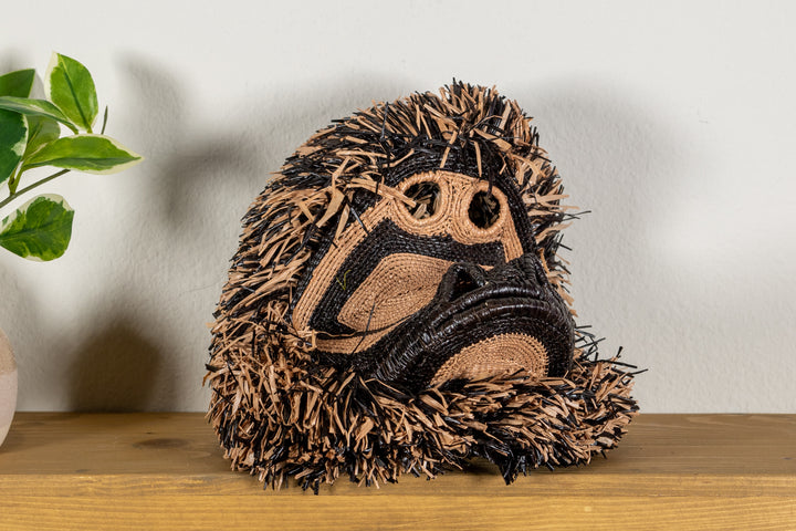 Black and Brown Spider Monkey Mask