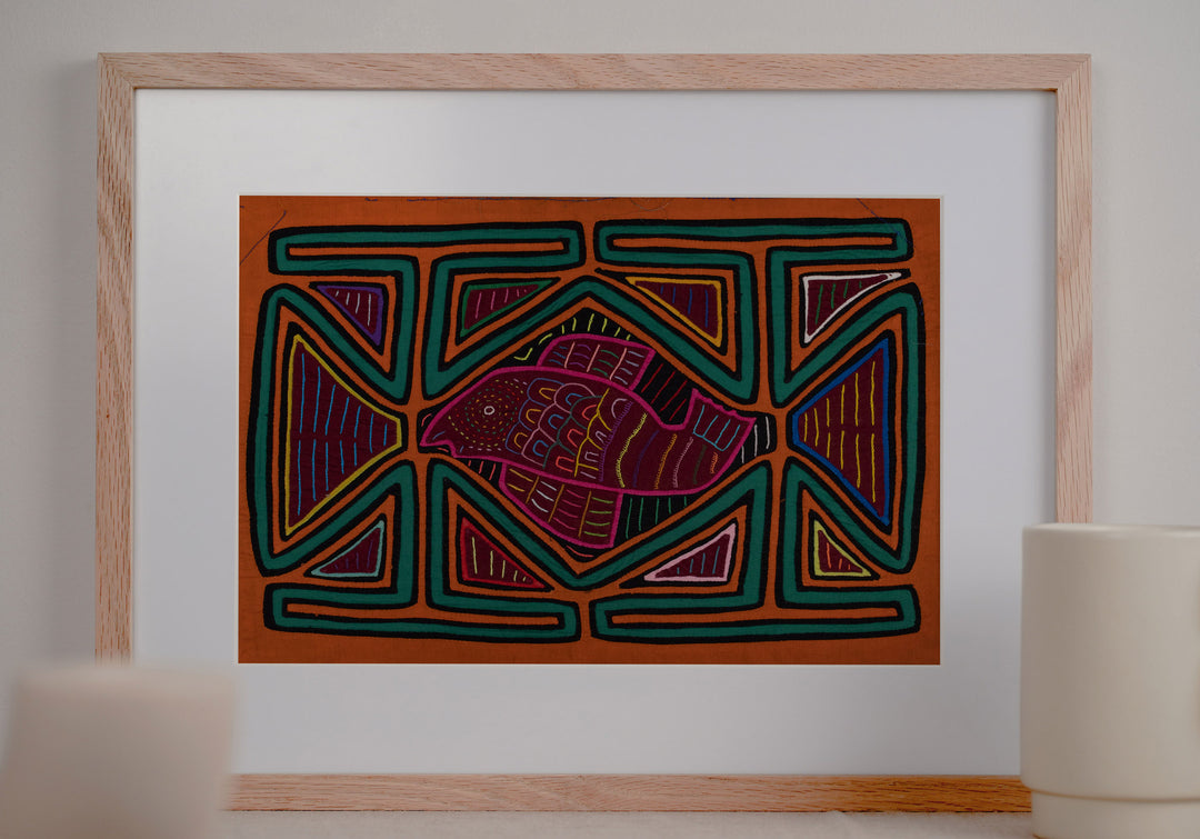 Orange Green Pink Fish Mola