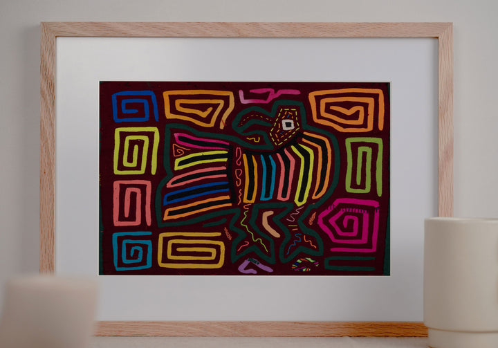 Technicolor Rainbow Christmas Turkey Bird Mola
