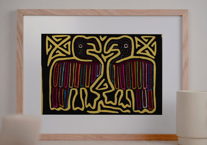 Yellow Black Gossip Bird Mola